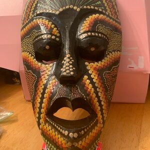 African Wall Mask Decor